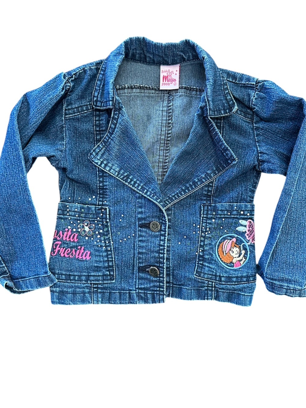 Rosita Fresita ‘Strawberry Shortcake’ kids denim jacket - Picture 2 of 7